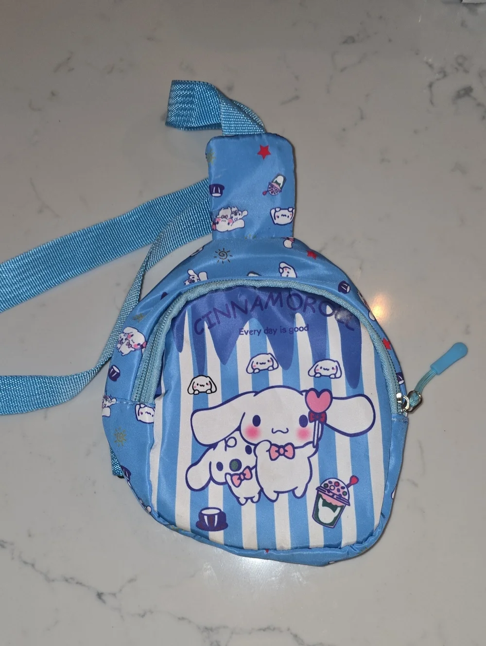 Light Blue Kids Crossbody Pouch